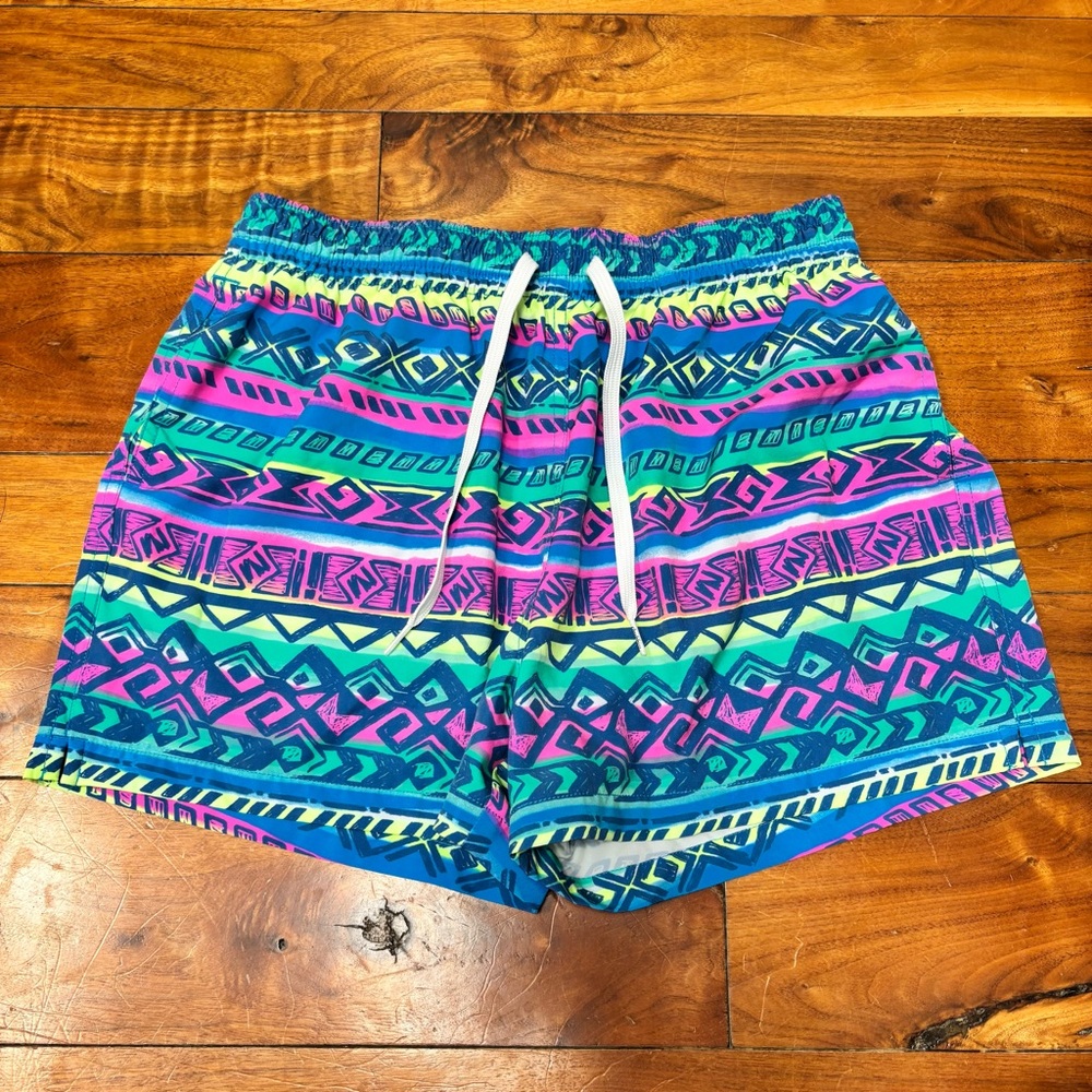 Chubbies Vibrant Patterned Swim Trunks